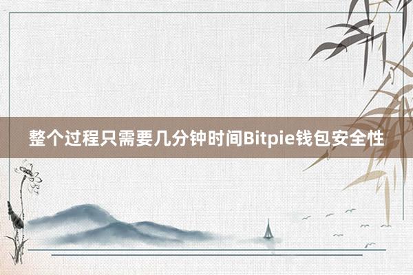 整个过程只需要几分钟时间Bitpie钱包安全性