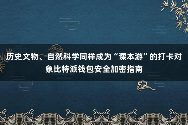 历史文物、自然科学同样成为“课本游”的打卡对象比特派钱包安全加密指南