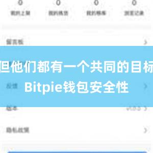 但他们都有一个共同的目标Bitpie钱包安全性