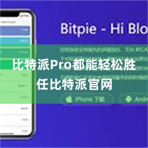 比特派Pro都能轻松胜任比特派官网