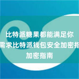 比特派糖果都能满足你的需求比特派钱包安全加密指南