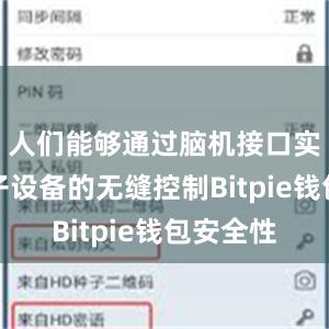 人们能够通过脑机接口实现对电子设备的无缝控制Bitpie钱包安全性